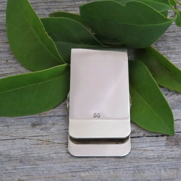 Native American Navajo Man in the Maze Sterling Silver Handmade Money Clip - Picture 9 of 9